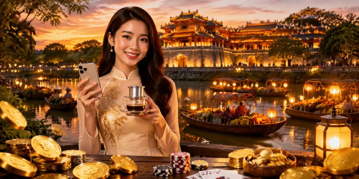 Người chơi nghiên cứu tỷ lệ kèo bên ly cà phê tại Huế theo phong cách Việt Nam
